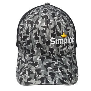 Simplot Aviation Snapback Trucker Hat Multi One Size Embroidered Promoshop